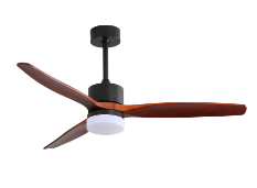 BLDC Ceiling Fan with LED and Wooden Blades