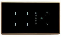 Magnetic+ Glass Touch 4 Switch 1 Fan (4M)